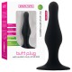 BUTT PLUG WITH SUCTION CUP BLACK SMALL