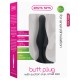 BUTT PLUG WITH SUCTION CUP BLACK SMALL