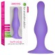 BUTT PLUG WITH SUCTION CUP PURPLE LARGE