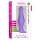 BUTT PLUG WITH SUCTION CUP PURPLE LARGE