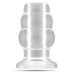 SONO Nº50 MEDIUM HOLLOW TUNNEL BUTT PLUG CLEAR