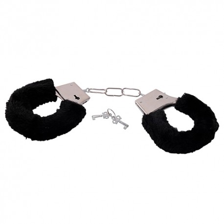 ALGEMAS COM PELUCHE BESTSELLER FURRY HANDCUFFS PRETAS