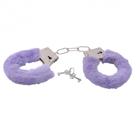 ESPOSAS CON PELUCHE BESTSELLER FURRY HANDCUFFS MORADAS