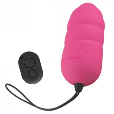 HUEVO VIBRADOR OCEAN DREAM ADRIEN LASTIC CON MINI MANDO A DISTANCIA ROSA