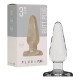 PLUG ANAL EN VIDRIO PLUG & PLAY 3” TRANSPARENTE