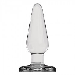 PLUG ANAL EM VIDRO PLUG & PLAY 3” TRANSPARENTE