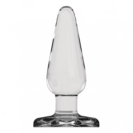 PLUG ANAL EN VIDRIO PLUG & PLAY 3” TRANSPARENTE