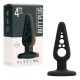 PLUG ANAL EN SILICONA PLUG & PLAY 4” NEGRO