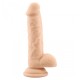 REAL SAFE ROD LARGE SILICONE DILDO WHITE