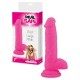 REAL SAFE ROD LARGE SILICONE DILDO PINK