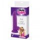 DILDO EM SILICONE REAL SAFE ROD LARGE ROXO