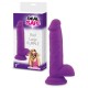 DILDO EM SILICONE REAL SAFE ROD LARGE ROXO