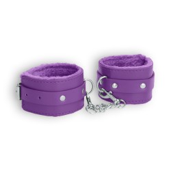 ALGEMAS OUCH! PLUSH LEATHER WRIST CUFFS ROXAS