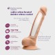 DILDO PREMIUM SILICONA TESSUDO 7" VAINILLA CRUSHIOUS