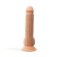 DILDO PREMIUM SILICONE TESSUDO 9,5" BAUNILHA CRUSHIOUS