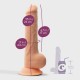 DILDO PREMIUM SILICONE TESSUDO 9,5" BAUNILHA CRUSHIOUS