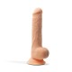 DILDO PREMIUM SILICONE TESSUDO 9,5" BAUNILHA CRUSHIOUS