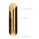 BE GOOD TONIGHT RECHARGEABLE VIBRATING BULLET GOLDEN