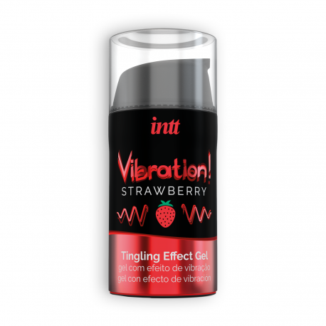 INTT VIBRATION STRAWBERRY GEL 15ML