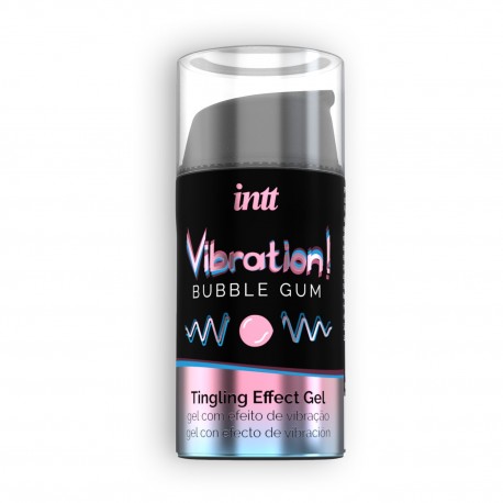 GEL COM VIBRAÇÃO VIBRATION PASTILHA ELÁSTICA INTT 15ML