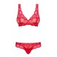 CONJUNTO 853-SET OBSESSIVE ROJO