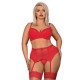 OBSESSIVE JOLIEROSE SET TAILLE QUEEN RED