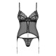 OBSESSIVE CONTICA CORSET AND PANTY BLACK