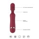 MASAGEADOR DE CLITORIS SILICONE MASSAGE WAND SHOTS TOYS ROJO