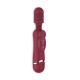 MASAGEADOR DE CLITORIS SILICONE MASSAGE WAND SHOTS TOYS ROJO