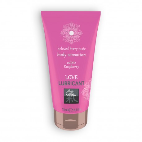 SHIATSU™ EDIBLE LOVE BERRY TASTE LUBRICANT WITH RASPBERRY FLAVOUR 75ML