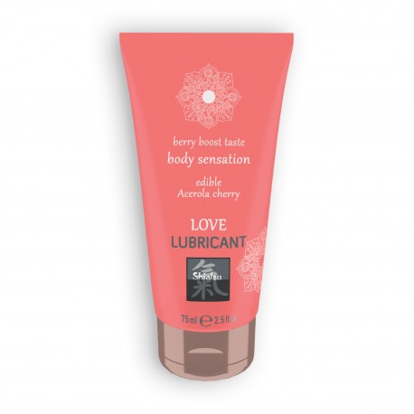 LUBRICANTE BESABLE LOVE BERRY BOST CON SABOR DE ACEROLA Y CEREZA SHIATSU™ 75ML