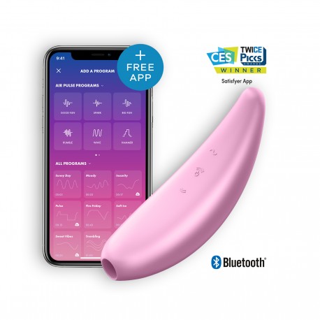 SATISFYER CURVY 3+ WITH APP PINK