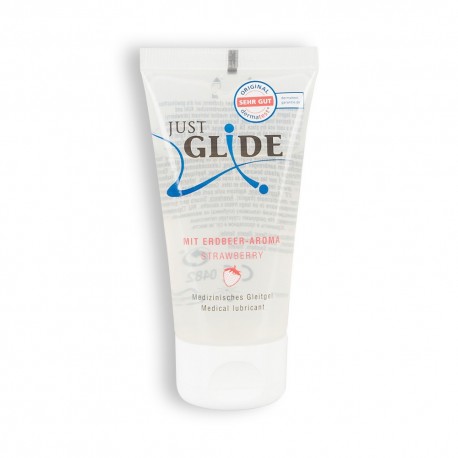 LUBRICANTE DE BASE ACUOSA JUST GLIDE FRESA 50ML