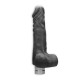 VIBRADOR REALÍSTICO 8" CON TESTÍCULOS REALROCK NEGRO