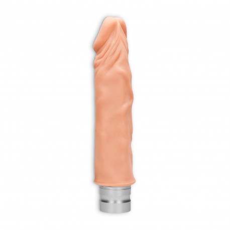 REALISTIC VIBRATING DILDO 8" REALROCK FLESH