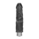 REALISTIC VIBRATING DILDO 8" REALROCK BLACK