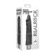 REALISTIC VIBRATING DILDO 8" REALROCK BLACK