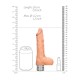 REALISTIC VIBRATING DILDO 7" WITH BALLS REALROCK FLESH