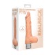 REALISTIC VIBRATING DILDO 7" WITH BALLS REALROCK FLESH