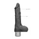 REALISTIC VIBRATING DILDO 7" WITH BALLS REALROCK BLACK