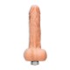 REALISTIC VIBRATING DILDO 10" WITH BALLS REALROCK FLESH