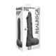 REALISTIC VIBRATING DILDO 10" WITH BALLS REALROCK BLACK