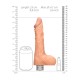 REALISTIC VIBRATING DILDO 9" WITH BALLS REALROCK FLESH