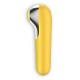 VIBRADOR DUAL LOVE CON APP SATISFYER AMARILLO