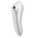 SATISFYER DUAL PLEASURE VIBRATOR WITH APP WHITE