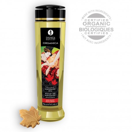 SHUNGA MASSAGE OIL ORGANICA MAPLE DELIGHT 240ML