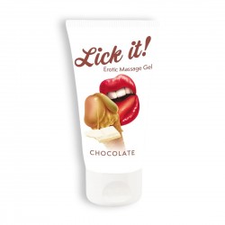 LUBRICANTE BESABLE LICK-IT CHOCOLATE BLANCO 50ML