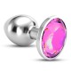 CRUSHIOUS BIJOU ANAL JEWEL PLUG PINK MEDIUM WITH FREE VELVETY BAG