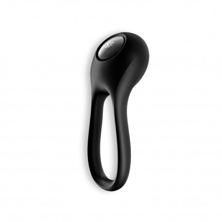 ANEL VIBRATÓRIO MAJESTIC DUO SATISFYER PRETO