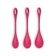 CONJUNTO DE 3 BOLAS KEGEL YONI POWER 1 SATISFYER ROJAS